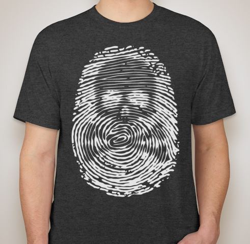 Skull Finger Print T-Shirt